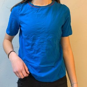 Bright blue women’s T-shirt
